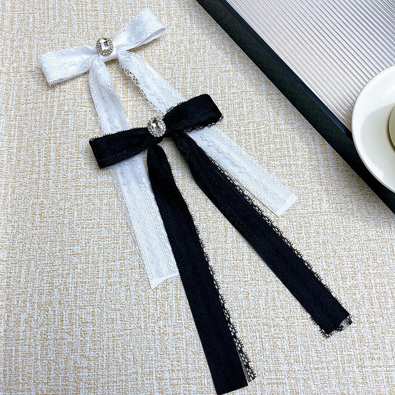 พร้อมส่ง V-12 เข็มกลัดโบว์ โบว์ติดคอเสื้อ เข็มกลัดติดเสื้อ เครื่องประดับเสื้อ อุปกรณ์เสริมตกแต่งสำหรับผู้หญิง