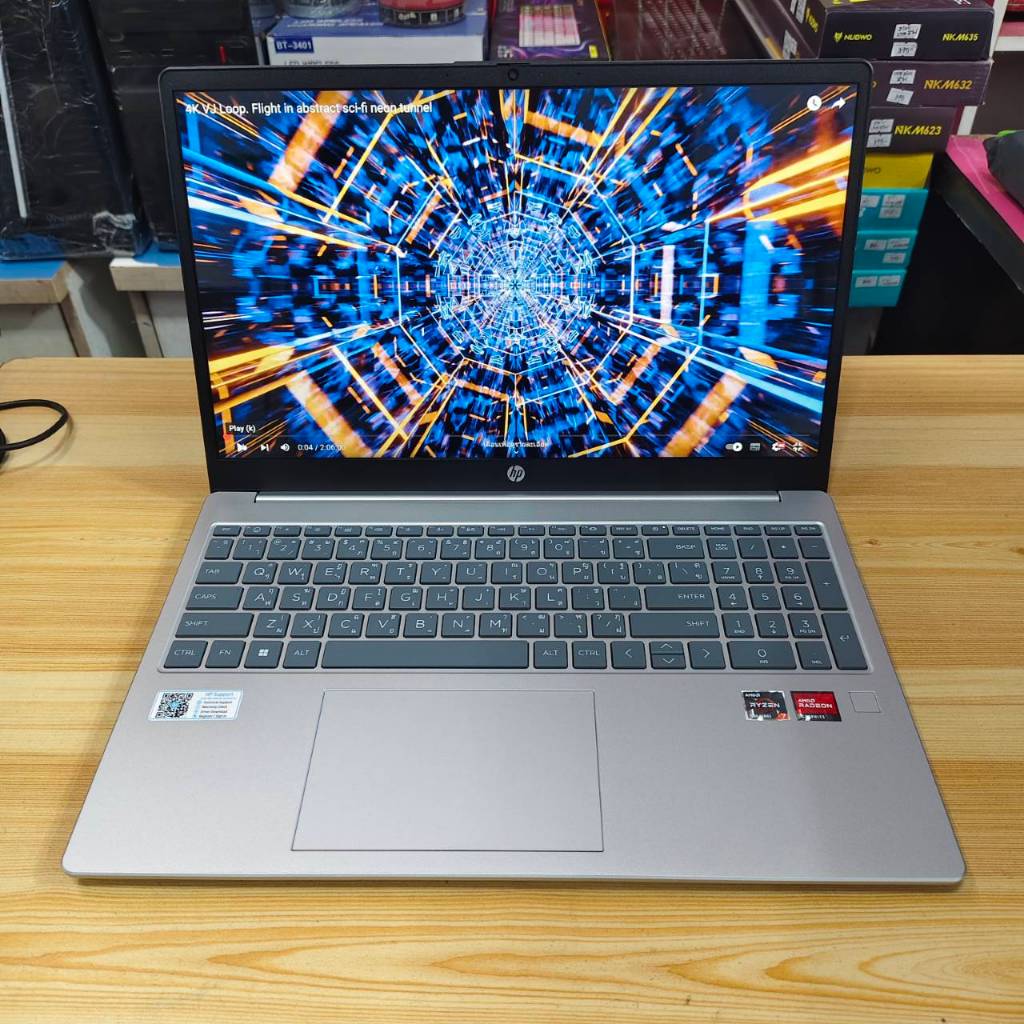 HP 15-FC0290AU สภาพเครื่อง 95% ประกันศูนย์ Onsite 28/12/2026