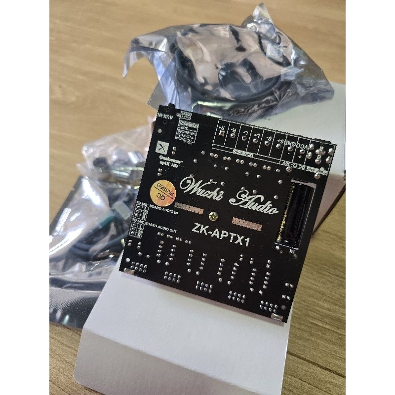 ￼แอมป์จิ๋ว ZK-APTX1 แท้ TPA3221 100W*2+200W DC 12-30v รองรับการติดตั้ง ZK-AMP ชิปบลูทูธ QCC3034 aptx