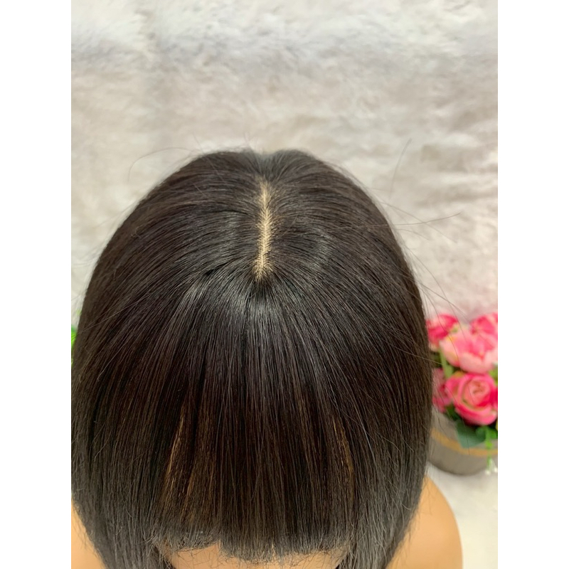 🔥ผมแท้🔥ฟ้าใสวิกผม CALAWIGS-2020 วิกผมแท้ ทอเครื่องหนังเสกข้างบน รหัส 6224-35cm - รูปที่ 5