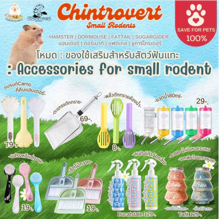 Chintrovert ✨| Accessories for small rodents รวมไอเทมเด็ดสำหรับสัตว์ฟันแทะ (หน้า1) | แฮมเตอร์ แฟตเทล ดอร์เมาท์ ชูการ์