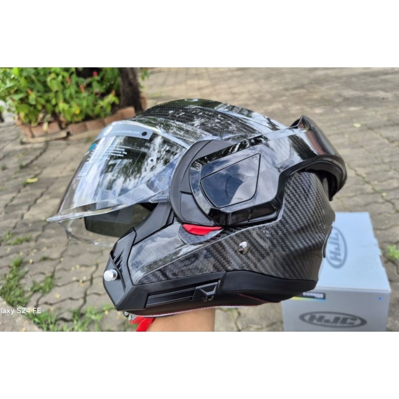 HJC F100 👉วัสดุcarbon Advanced Fiberglassแข็งแรง ยืดหยุ่นสูง
