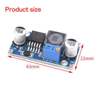 Step-up XL6009 โมดูลเพิ่มแรงดัน DC-DC Step up 4-32V to 5-35V Adjustable แปลงไฟจาก Boost Converter พร้อมโวลต์มิเตอร์ LED