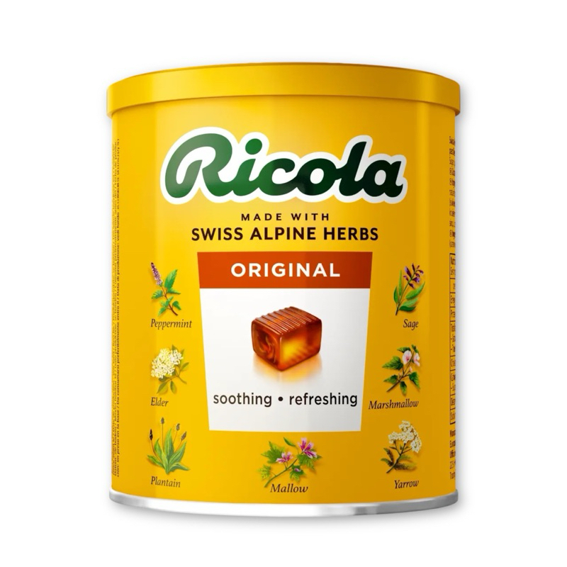 Ricola Swiss Alpine herb ลูกอมสมุนไพรริโคลา