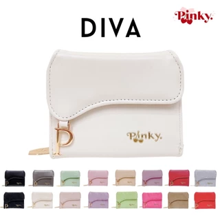 Pinky Bag "Diva" กระเป๋าสตางค์ใบสั้นสีมงคลตามวันเกิด แบ่งช่องการใช้งานมาให้