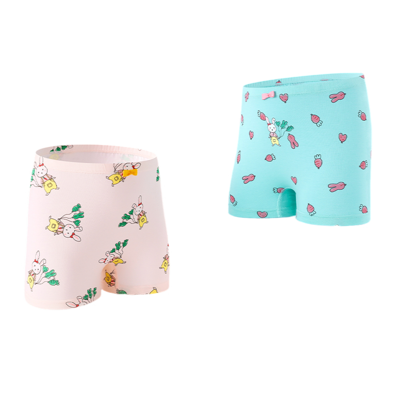 KIDSZONE  กางเกงในเด็กผู้หญิง แพ็ค 2 ชิ้น คละลาย คละสี เนื้อนิ่มยืด รุ่น GD210