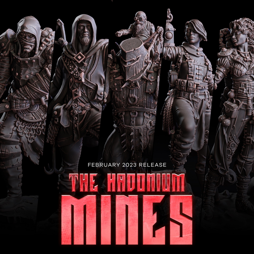 The Hadonium Mines - โมเดลสำหรับ DnD miniature,[Made to order ส่งพัสดุภายใน 1-3 วัน]