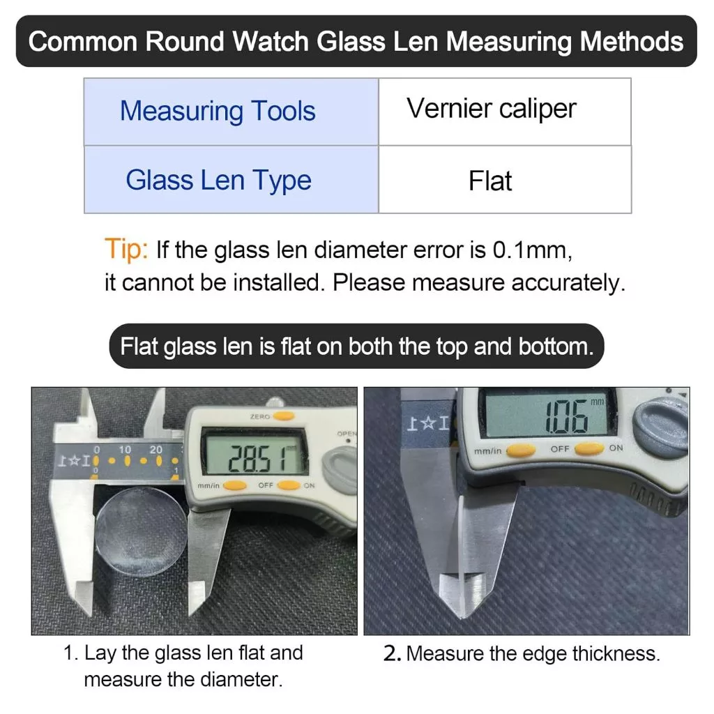กระจกนาฬิกาใสเรียบ หนา 2.0 มม Flat Glass watches 2.0MM thumbnail 6