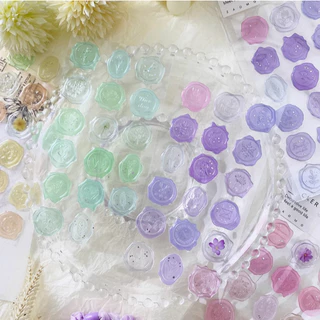 สติกเกอร์ตราประทับซองจดหมาย ตราประทับซองสวยๆ ขี้ผึ้งประทับซอง พร้อมส่งจากไทย | cw-a1