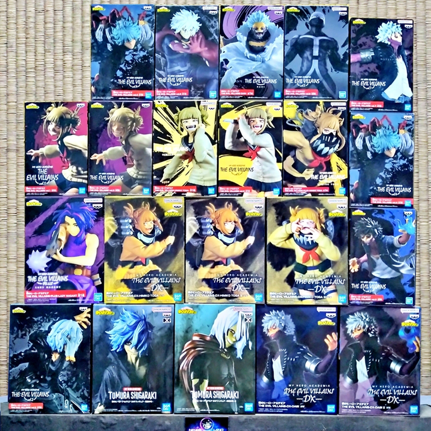 BANDAI FIGURE: MY HERO ACADEMIA / มายฮีโร่ อคาเดเมีย - THE EVIL VILLIANS - TOGA /โทกะ - DABI /ดาบิ - TOMURA /โทมูระ - TW