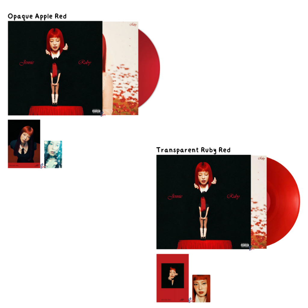 (Pre-Order) แผ่นเสียง JENNIE - Ruby Vinyl / LP สินค้า Official