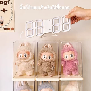 กล่องใส่โมเดล กล่องใส่ตุ๊กตาแบบใส กล่องใส่ art toy พลาสติกอย่างดี กันน้ำกันฝุ่นพร้อมฝาปิด กล่องโชว์ของสะสม