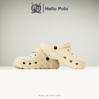 Hello Polo รองเท้าหัวโตผู้หญิง รองเท้าผู้หญิง แบบรัดส้น วัสดุ EVA พื้นหนานุ่ม รองเท้าhello polo กันลื่นและทนทาน HP8055
