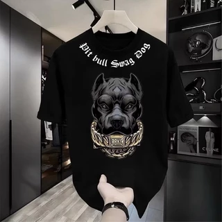 เสื้อยืดคอกลมแขนสั้น พิมพ์ลายตัวอักษรทรงหลวมสไตล์สตรีทวินเทจ เข้ากับทุกการแต่งกายแฟชั่นสําหรับผู้ชาย