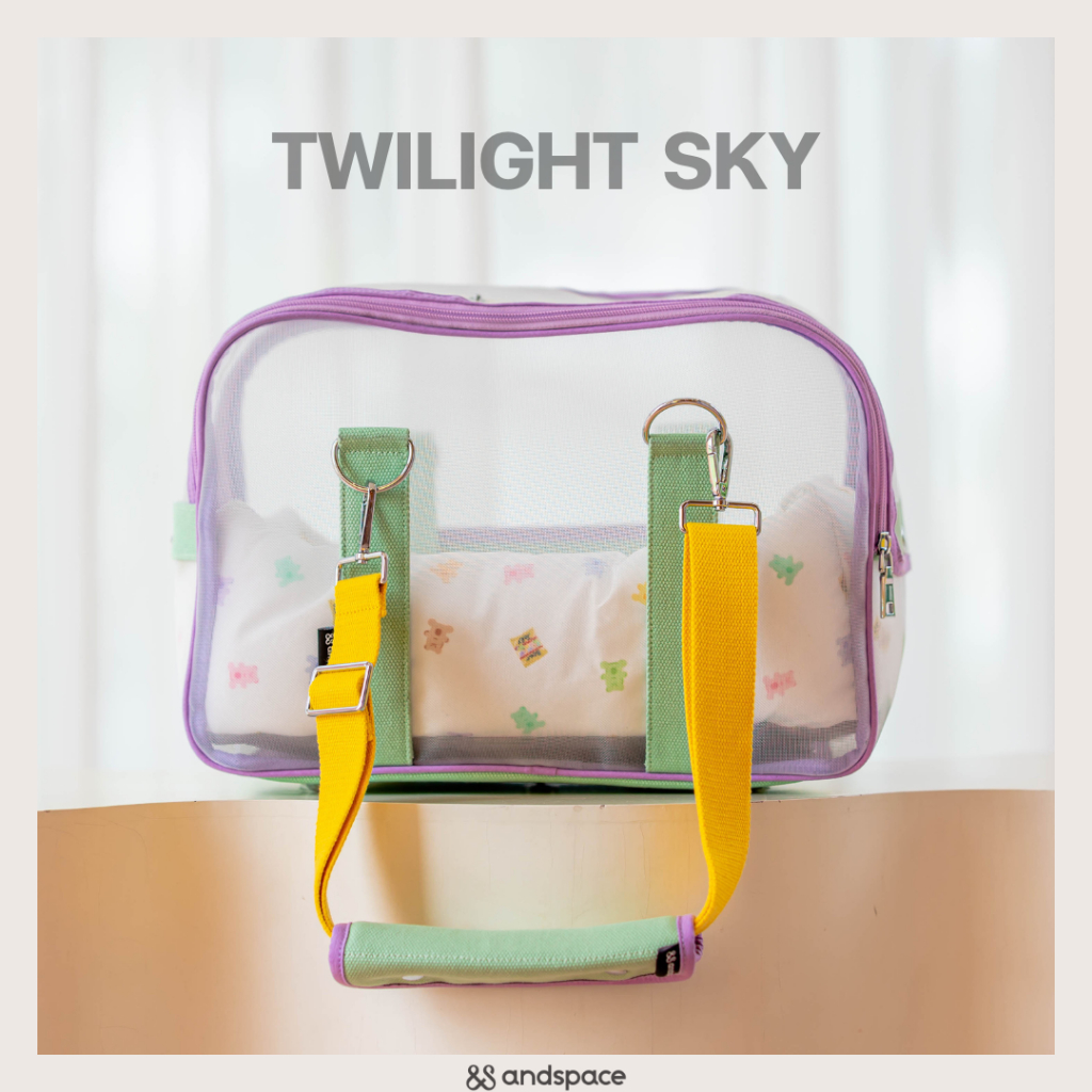 กระเป๋าสัตว์เลี้ยง SUMMER MESH BAG size M ไม่ร้อนไม่อับ ระบายอากาศได้ดี เหมาะกับอากาศเมืองไทย