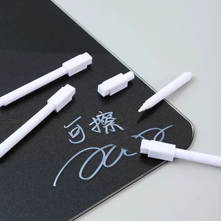 Oneworkstory ปากกาชอล์คน้ำ |ไร้ฝุ่น ลบได้ หัวแปรง| เขียนกระดานดำป้ายราคา ปากกาชอล์กมาร์คเกอร์ liquid chalk marker pen