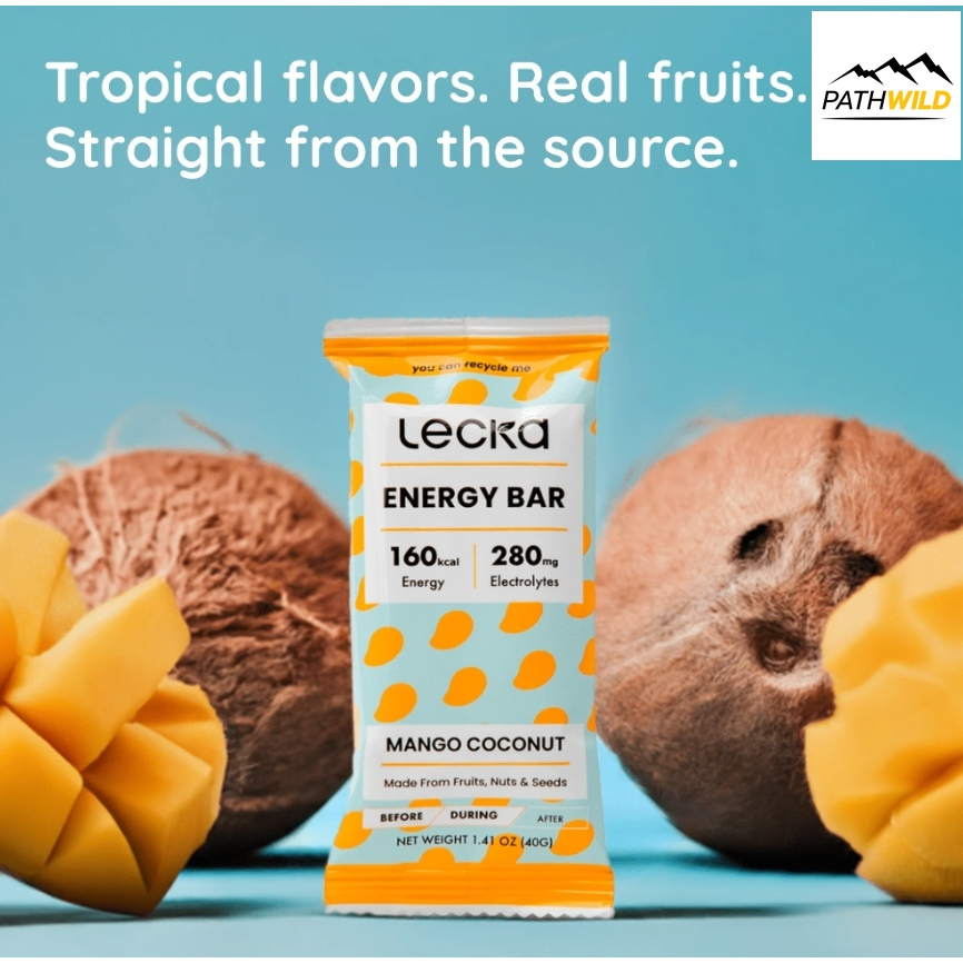 LECKA ENERGY BAR ผลไม้อัดแท่งผสมธัญพืช บาร์ให้พลังงานสูง เหมาะสำหรับ วิ่งเทรล เดินป่า ขนาด40g - รูปที่ 5