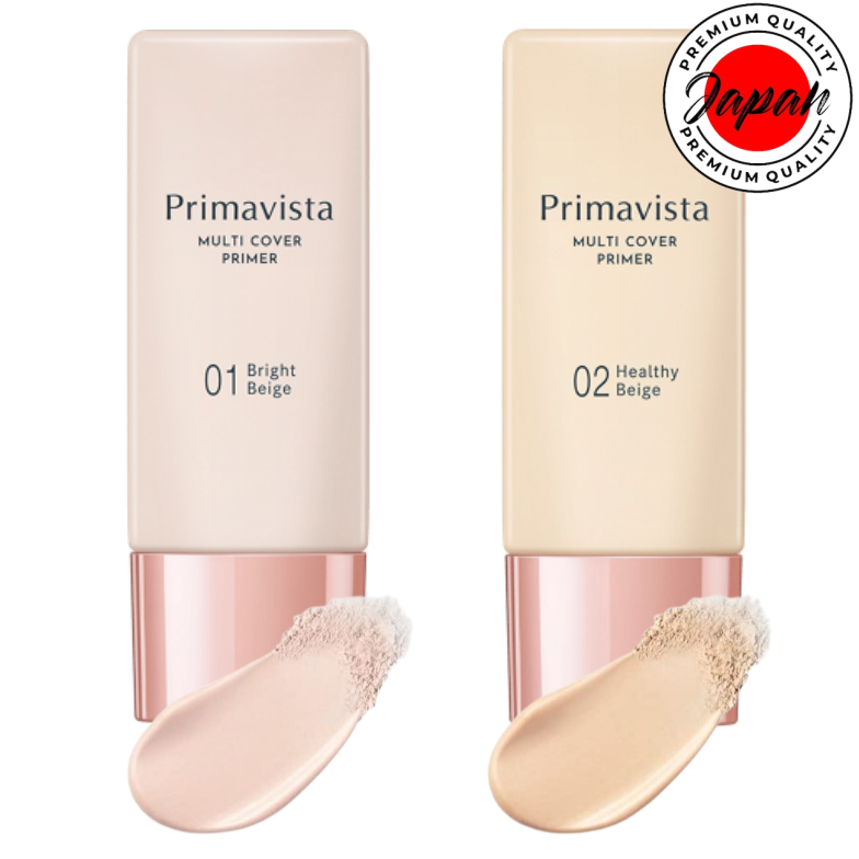 Kao Sofina Primavista Just One Finish [01 Bright Beige / 02 Healthy Beige] Multi-cover primer BB cream SPF35・PA+++ 25ml 100% Authenticity direct from Japan