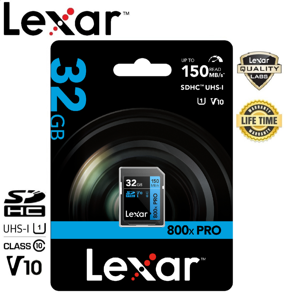 Lexar 32GB SDHC PRO 800x (150MB/s)