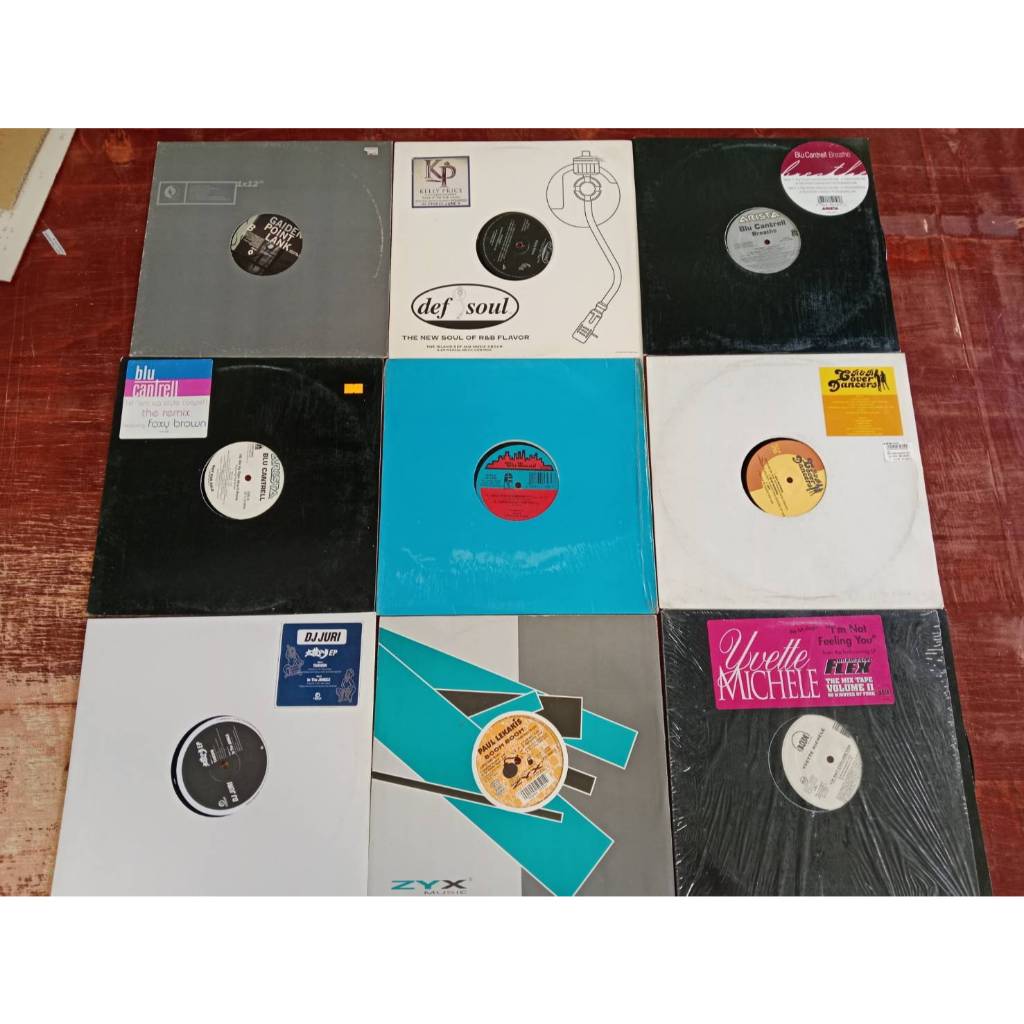 แผ่นเสียง Sounds Vinyl Records LP ขนาด 12 นิ้ว แบบสุ่ม 50 แผ่น