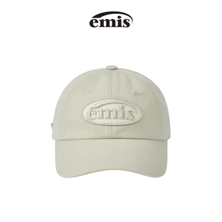 EMIS - TONE ON TONE WAPPEN BALL CAP (BEIGE ,BLACK ,BLUE ,BROWN ,GREY ,GREEN ,LIGHT PURPLE ,NAVY ,RED ,SKY BLUE ,WHITE)