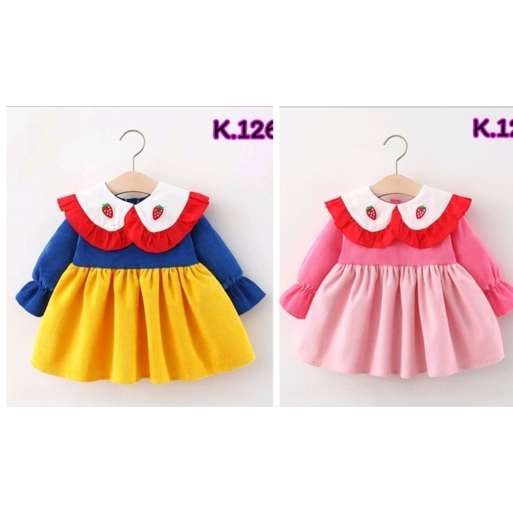 ชุดเด็กหญิงลายน่ารักมากK126K127