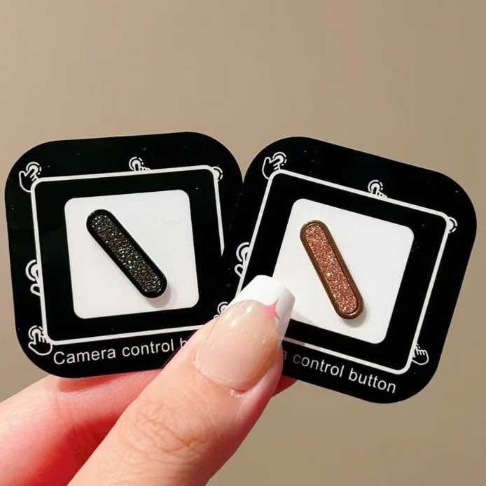 A045 ปุ่มฟิล์มโลหะสำหรับโทรศัพท์มือถือ ติดไว้บนปุ่มสวิตซ์ FRO IPHONE 16 PRO PLUS MAX ทุกรุ่นใส่ด้วยกันได้ ฟิล์มโทรศัพท์ม