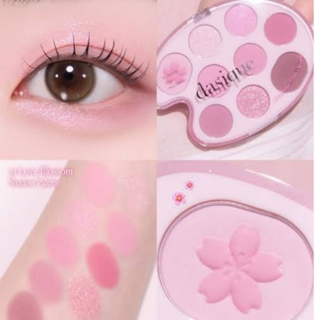 dasique ถุงจุ่ม eyeshadow palette love blossom Sakura