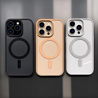 case พร้อมส่ง เคสชาร์จได้ ขอบสี กล่องขาว รุ่น i11 12/12pro 12promax i13 promax i14 promax 15promax 16 promax