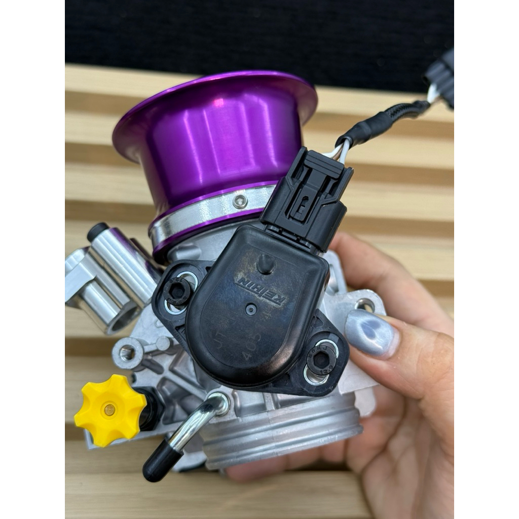 ลิ้นเร่งรถสูตร KTM 40 42 45 47 48มิล ลิ้นเร่งตัวใส่รถแข่งโอเพ่น พร้อมหวกหัวฉีดcnc เหมาะกับเครื่องยนต์200ccขึ้นไป ราคา ถูกที่สุด ดีลบีเคเค แกลเลอรีภาพที่ 6
