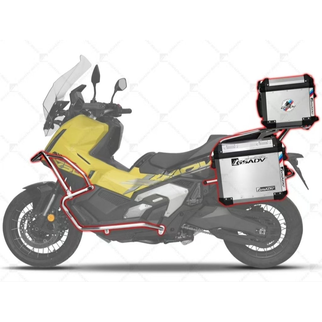 HONDA XADV750 2021-2025 ปิ๊บGSADV ปิ๊บข้างXADV750 กล่องข้างXADV750 ปิ๊บหลังXADV750 กล่องหลังXADV แคช