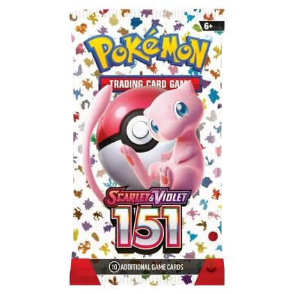 (เก็บโค้ดในVideo) พร้อมส่ง Pokemon TCG Scarlet & Violet 151 Booster Pack ของแท้ (Eng ver.)