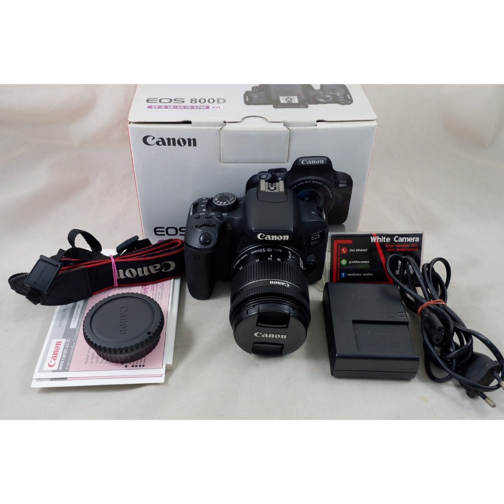 Canon 800D + เลนส์ 18-55 IS STM มือสอง (อ่านรายละเอียดก่อน)