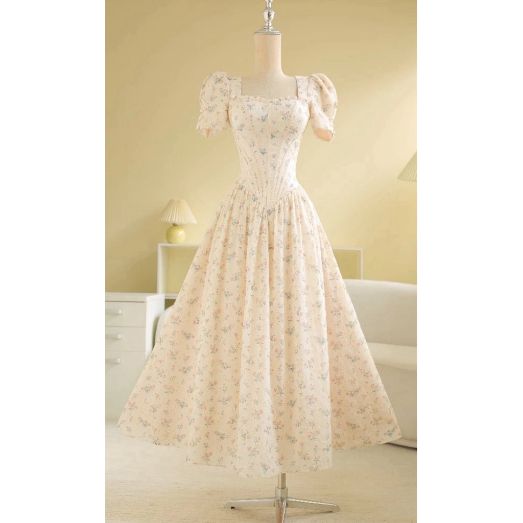 🎀Brand : Sovintage vanessa dress🎀(สินค้าพรีออเดอร์)