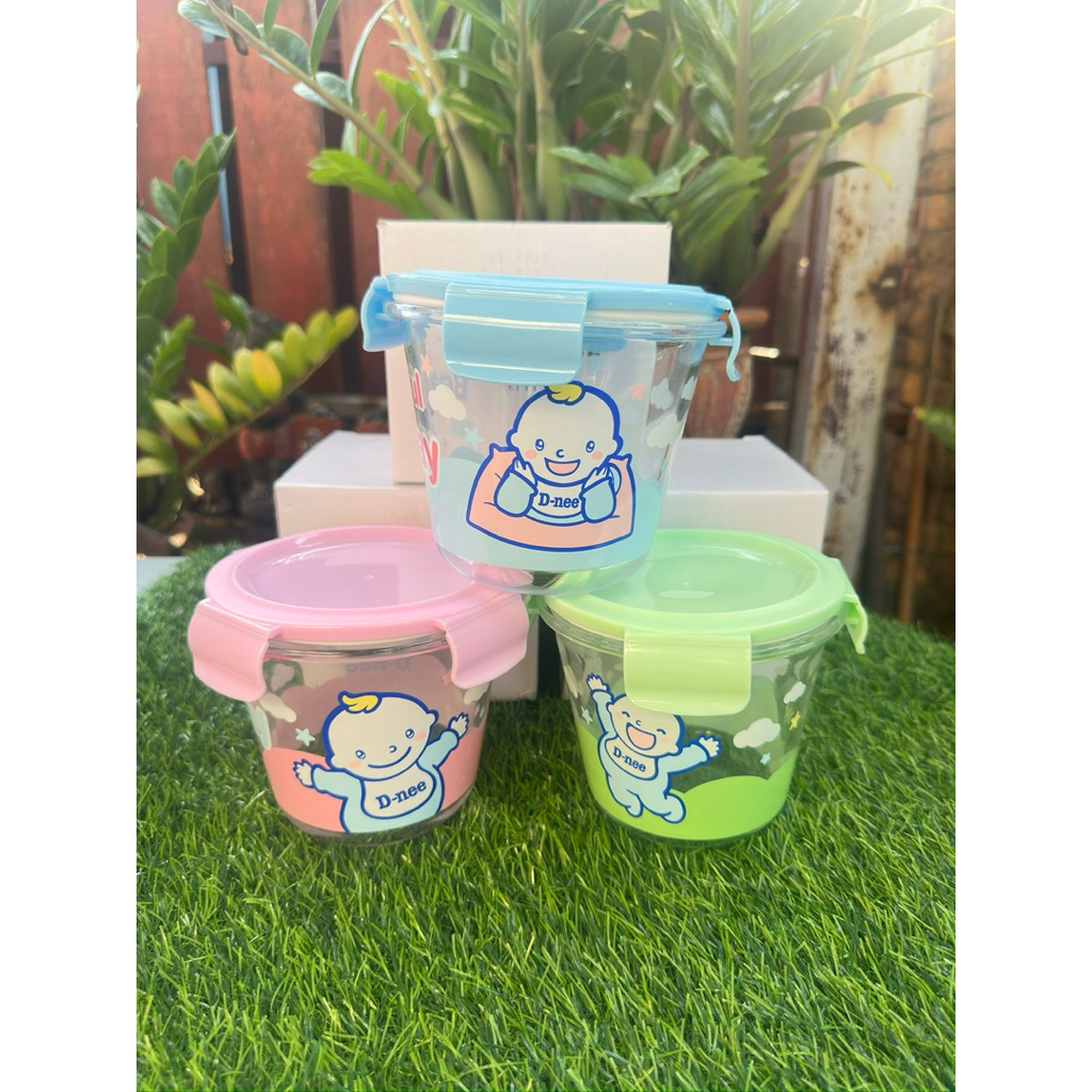 โหลแก้วไลฟ์ลี่สกายดีนี่ ใส่ของได้หลากหลายน่ารักมาก 700ml.