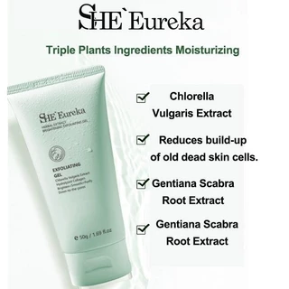 [ซื้อ 1 แถม 1 ฟรี 128 บาท] SHE Eureka 50g - เจลสครับสมุนไพร บำรุงผิวหมองคล้ำ ให้ความชุ่มชื้น