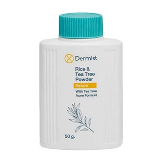 (1 ขวด) Dermist (สีเขียว)- เดอร์มิสท์ แป้งโรยตัว ผิวกายและใบหน้า (25 g./50 g.)
