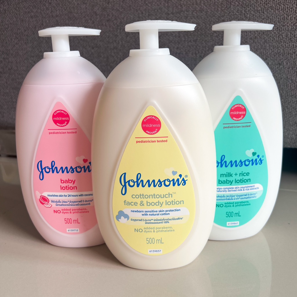 Johnson baby lotion จอห์นสัน เบบี้ โลชั่น 500ml โลชั่นเด็ก ขวดปั้ม