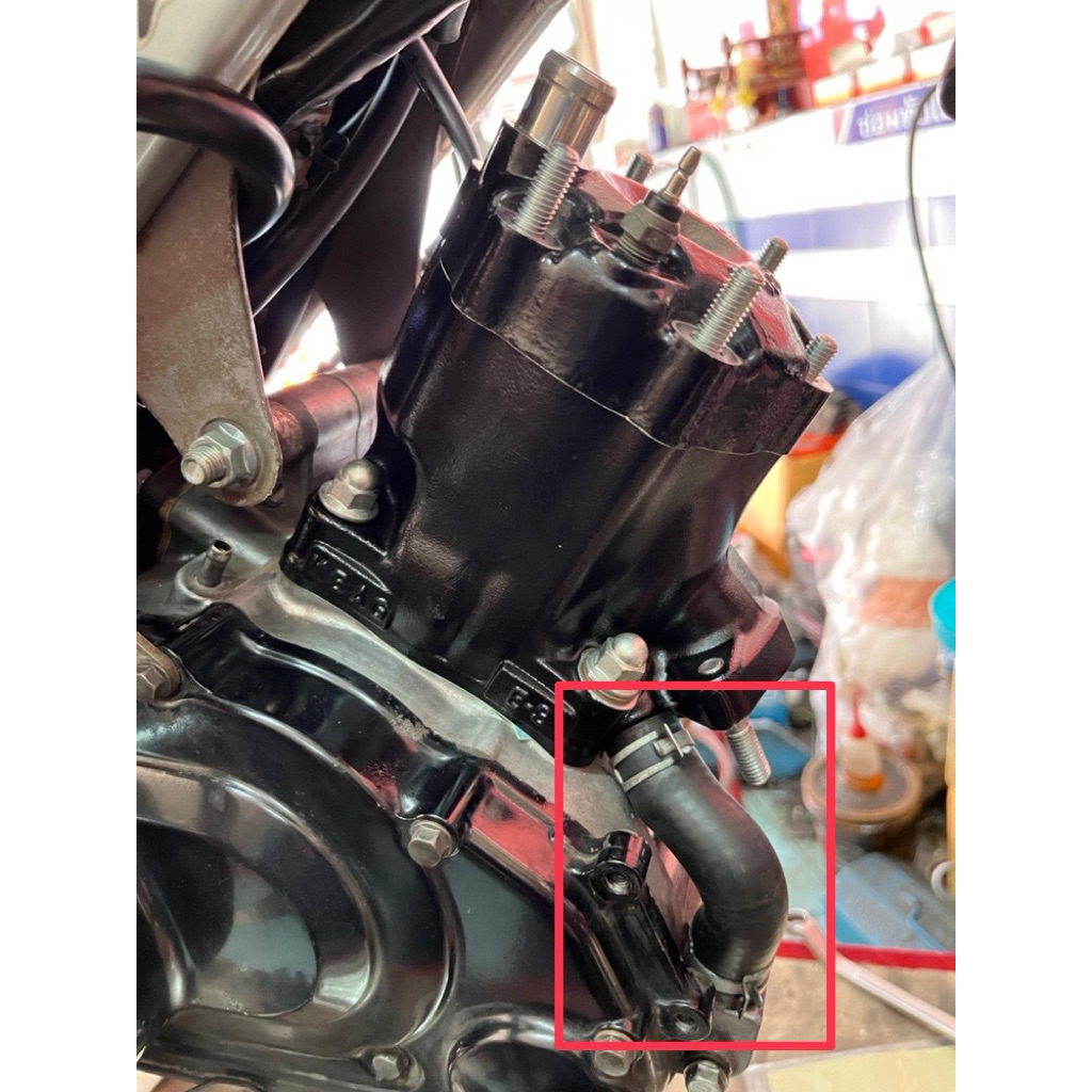 ท่อยางหม้อน้ำ เสื้อสูบ แดช LS HONDA Dash,LS125 2T (แท้ศูนย์ฮอนด้า) 19501-KBP-900 - รูปที่ 2