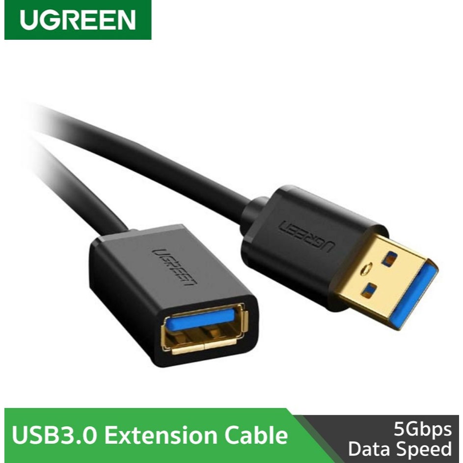 UGREEN US129 USB 3.0 A Male to Female Fast Cable สาย USB 3.0 A ตัวผู้ เป็น ตัวเมีย
