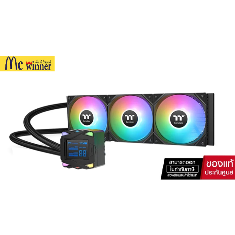 CPU LIQUID COOLER (ระบบระบายความร้อนด้วยน้ำ) THERMALTAKE LA360-S ARGB SYNC - BLACK