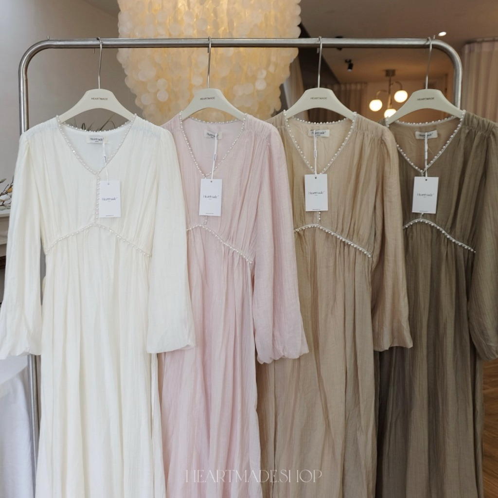 (C54) Heartmade—yume dress🤎(สินค้าพร้อมส่ง)