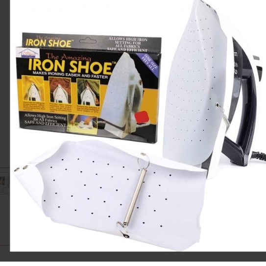 Iron shoe แผ่นรองเตารีดถนอมเนื้อผ้ากันผ้าไหม้ผ้าขึ้นเงา-1 กล่องบรรจุ 1 ชิ้น