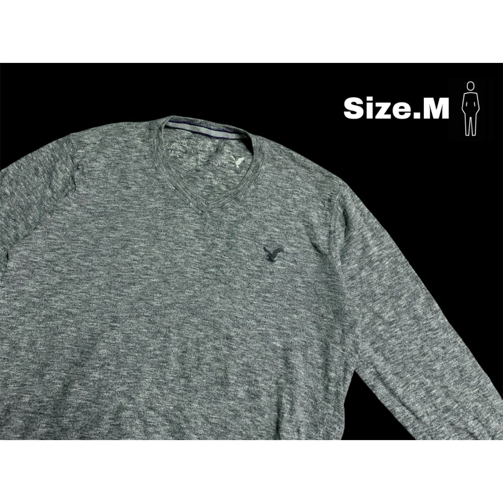AMERICAN EAGLE เสื้อมือสอง เสื้อสเวตเตอร์แขนยาว