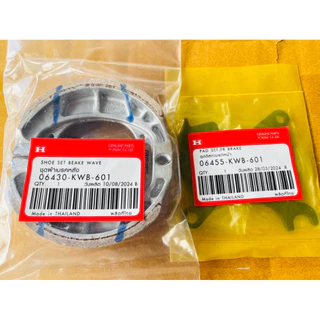 ผ้าดิสเบรคหน้า +ผ้าเบรคหลัง WAVE 110-i เวฟ110i เก่า/ใหม่ Wave110-i LED ทุกปี +WAVE125i ทุกปี ปลาวาฬ Wave125i LED
