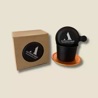 Authentique Vietnam Coffee Phin Filter Black & Orange กาชงกาแแฟดริปเวียดนาม