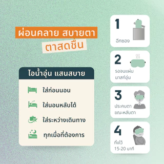 Oculogy | ProHeat Mask หน้ากากปิดตาอุ่น เซต 2 กล่อง [รวม 20 ชิ้น]