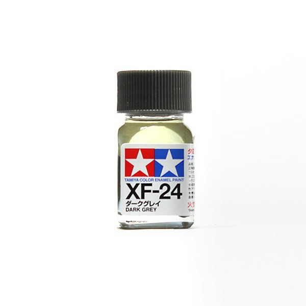 TAMIYA Enamel Color XF-24 DARK GREY สีสูตรน้ำมัน ขนาด 10 ml