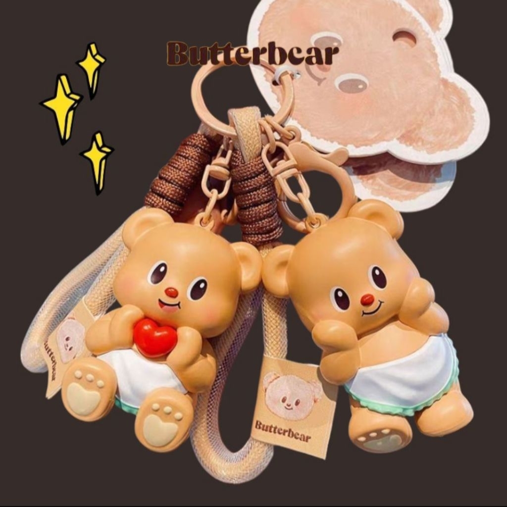 พวงกุญแจหมีเนย Butterbear