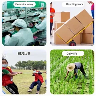 🧤(ยกโหล) (24คู่) ถุงมือเคลือบยาง ถุงมือทำงาน ทำสวน กันลื่น กันบาด ถุงมือยาง ถุงมือกันของมีคมบาด ถุงมือช่าง พร้อมส่ง
